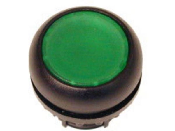 Eaton M22S-D-G, Nappi, Musta, Vihreä, Muovi, IP66, IP67, IP69, 29,7 mm, 29 mm