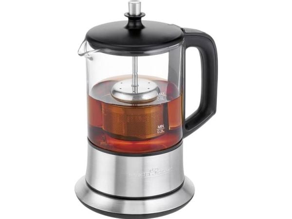ProfiCook 501165, Svart, Rustfritt stål, Rustfritt stål, 0,5 L, Glass, 70 °C, 100 °C