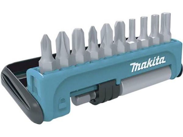 Makita - Spissett for skrutrekker - 11 deler - torx, phillips, pozidriv - lengde: 25 mm