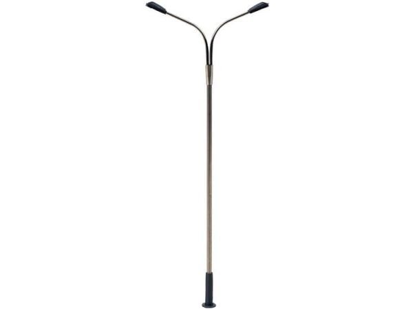 Faller H0 halvbuet lysmast dobbel ferdig modell 180201 1 stk