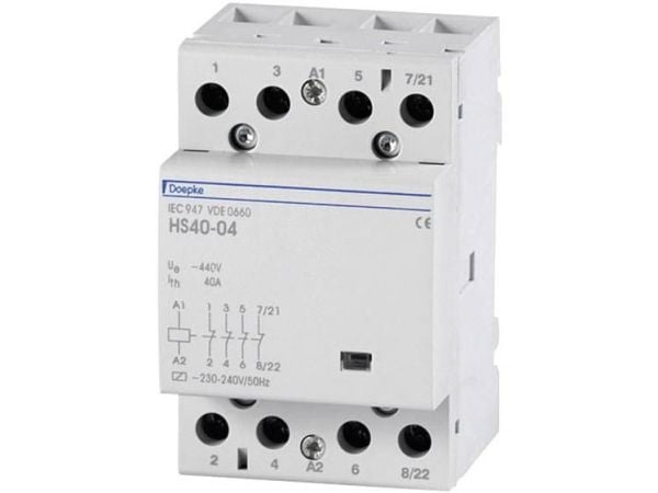 Doepke HS63-40 230V AC-kontaktorit 230 V 63 A 1 kpl 1 kpl