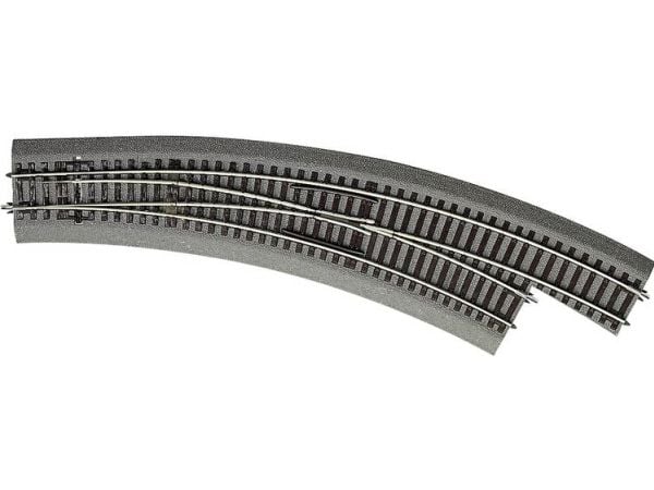 H0 RocoLine (med ballast) 42573 Kurvesporveksler - 1 stk