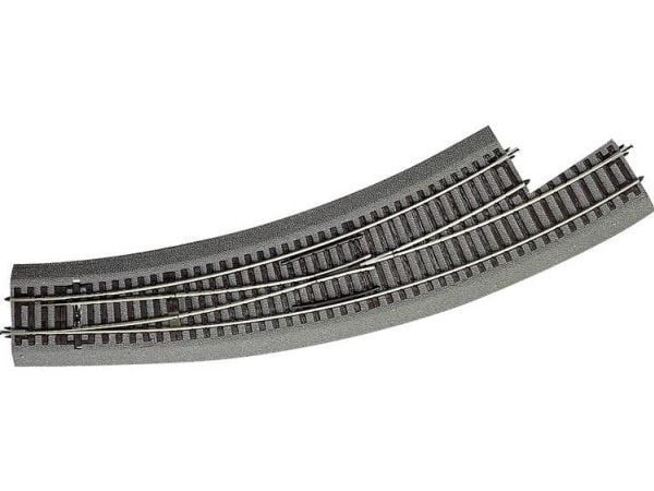 H0 RocoLine (med ballast) 42572 kurvesporskifte, venstre, 1 stk