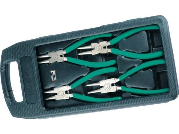 BRÜDER MANNESMANN M10471, Tangsett, 6 cm, Kromvanadiumstål, PVC, Grønn