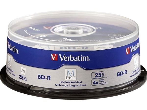 Verbatim M-Disc - 25 x BD-R - 25 GB 4x - spindel