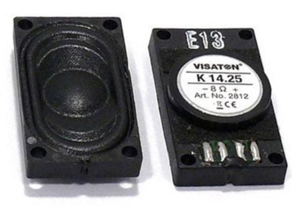 Visaton K 14.25, 1.0 kanaler, Koblet med ledninger (ikke trådløs), 1 W, 500 - 20000 Hz, 8 O, Svart