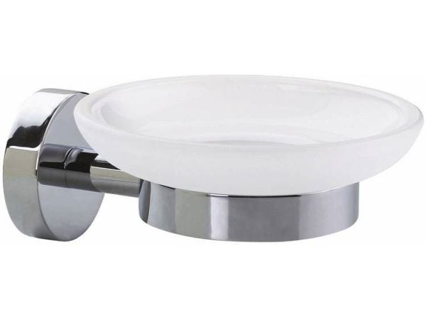 TESA Smooz, Sølv, Hvit, Kromfarget, Metall, Oval, Vegg, 110 mm, 130 mm
