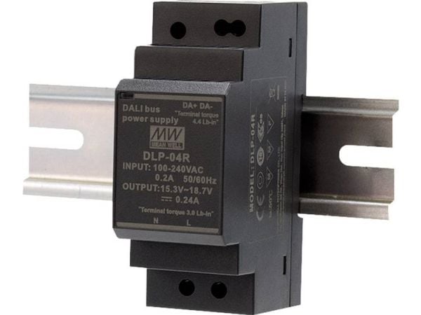 MEAN WELL DLP-04R, 90 - 264 V, 4 W, 0,24 A, RoHS, 35 mm, 54,5 mm