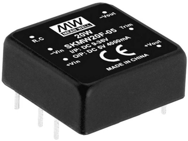 MEAN WELL SKMW20F-12, 20 W, 12 V, RoHS, 18 g, 300 styck
