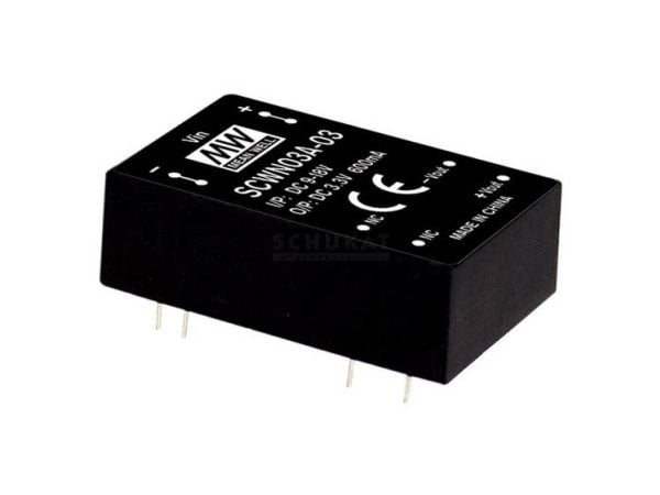 MEAN WELL SCWN03E-15, 3 W, 15 V, 0,2 A, RoHS, 700 kpl