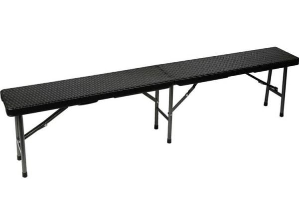 Perel FP160R, Svart, High-Density Polyethylene (HDPE), Stål, Solid/Fast, 600 kg, 1800 mm, 250 mm
