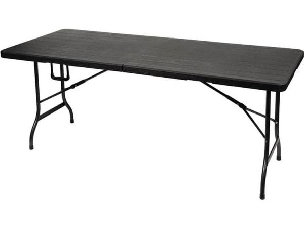 Perel FP180W, Sort, High-Density Polyethylene (HDPE), Stål, Rektangulær form, 4 ben, H-ben, 750 mm
