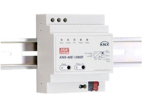 MEAN WELL KNX-40E-1280, 180 - 264 V, 30 V, RoHS, 72 mm, 57 mm, 90 mm