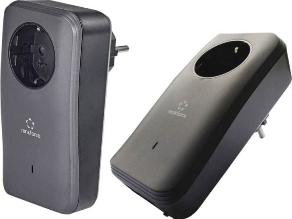 Renkforce PL600D Duo, 500 Mbit/s, Tyyppi E, Musta, 2 kpl