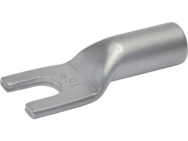 Klauke 60C6, Haarukkakaapelikenkä, Suora, Ruostumaton teräs, Nikkeli, 16 mm², M6
