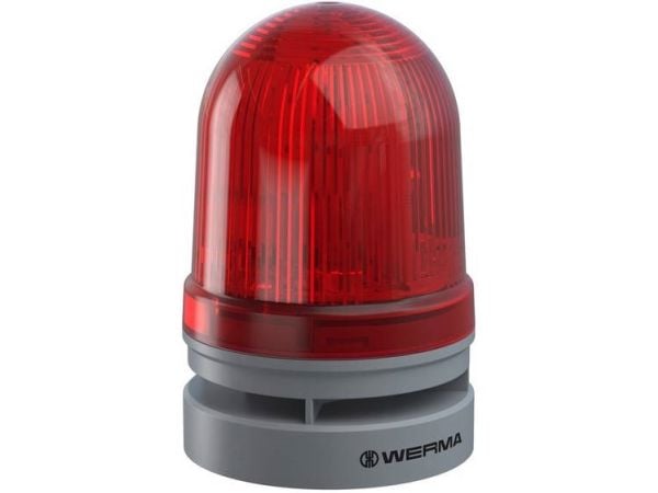 Werma 461.120.70, Röd, 50000 h, Polykarbonat, -30 - 60 ° C, IP66, 12 - 24 V