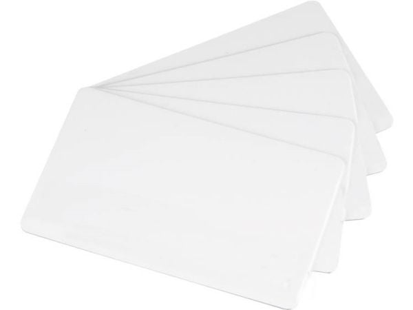 Zebra - Polyvinylklorid (PVC) - 30 mille - hvit - CR-80 Card (85.6 x 54 mm) 500 kort kort med siganturpanel - for Zebra P110m