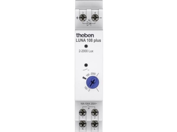 Theben LUNA 108 plus AL - Ljusreglage - kabelansluten