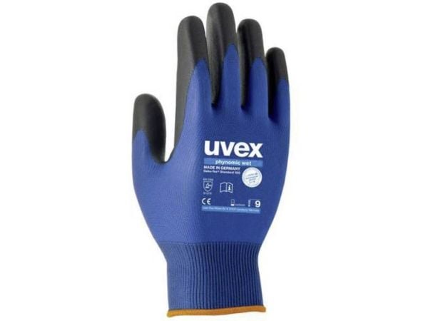 Uvex 6006010, Blå, Grå, Voksen, Unisex, 1 stk, Elastin, Polyamid