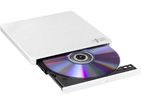 Hitachi-LG Data Storage GP60NW60 - Platestasjon - DVD±RW (±R DL) / DVD-RAM - 8x - USB 2.0 - ekstern