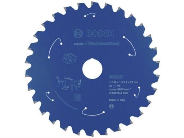 Bosch RUNDSAVKL EX ACU INOX 136X20X1,5/1,2X30T