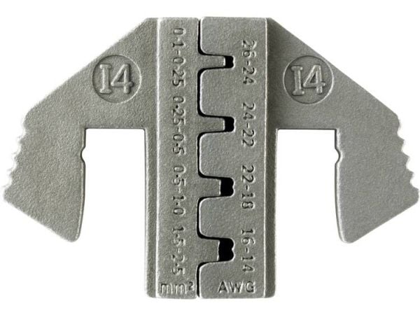 Toolcraft TO-6483003, Puristuspesän muotti, 1 kpl, 2,5 mm², TOOLCRAFT PZ-500