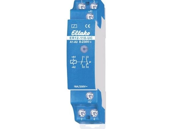 Eltako ER12-110-UC, Sininen, Valkoinen, 250 V, 16 A