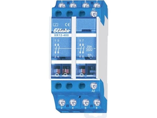 Eltako XR12-400-230V Installationsbeskyttelse 4 x sluttekontakt 230 V 1 stk