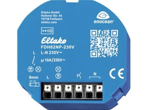 Eltako FDH62NP-230V+FTKB-rw trådløs koblingsaktor (30100036)