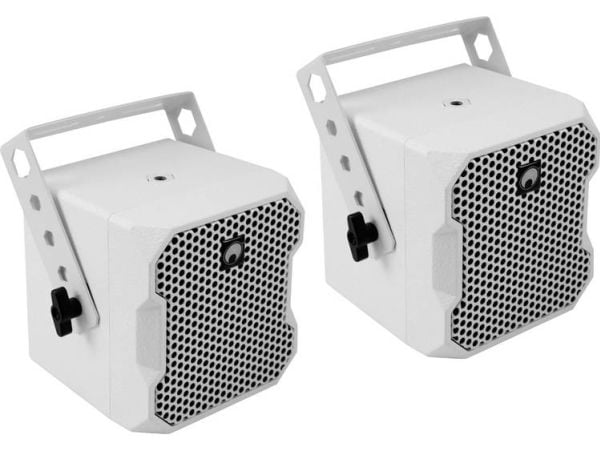 Omnitronic 11038873, Full rekkevidde, Koblet med ledninger (ikke trådløs), 75 W, 150 - 16000 Hz, 16 O, Hvit