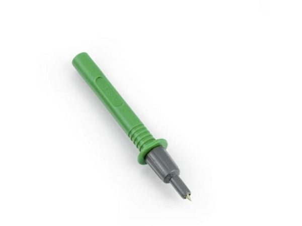 HT Instruments 404-IECV bananstikk, bananuttak 4 mm, tilkobling 4 mm CAT III 1000 V, CAT IV 600 V grønn (1 stk) (1003032)