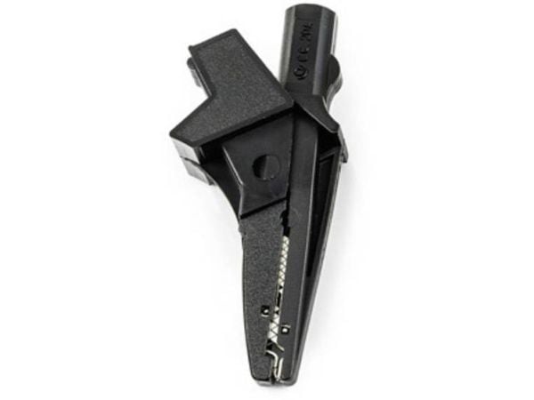 HT Instruments 5004-IECN bananplugg, 4 mm tilkobling/sokkel, krokodilleklemme CAT III 1000 V svart (1003140) 1 stk