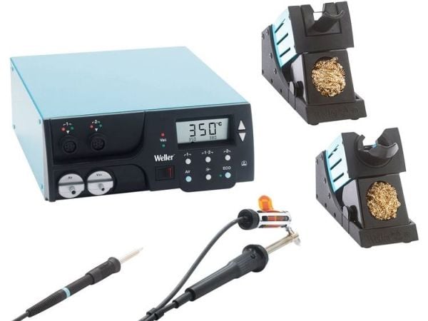 Weller WR 2002, 2 kanaler, 9 °C, 2 °C, 50 °C, 550 °C, LCD