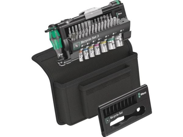 Wera 05004172001, Sykkelverktøy, Verktøyssett til sykkel, Sort, Grønn, T10, T15, T20, T25, T27, T30, T40, 210 mm, 65 mm