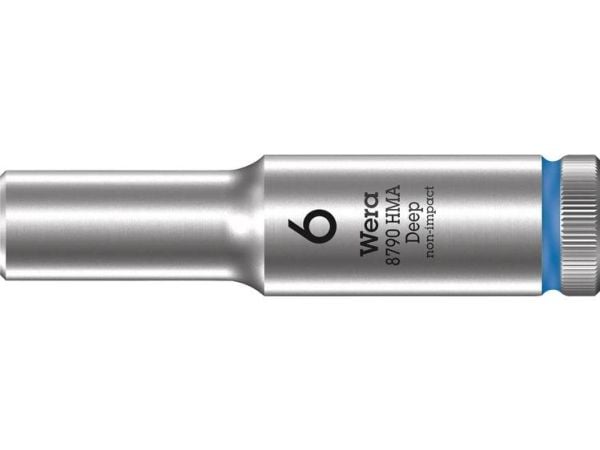 Wera 8790 HMA, Stikkontakt, 1/4", Metrisk, 1 hoder, 6 mm, 1,18 cm