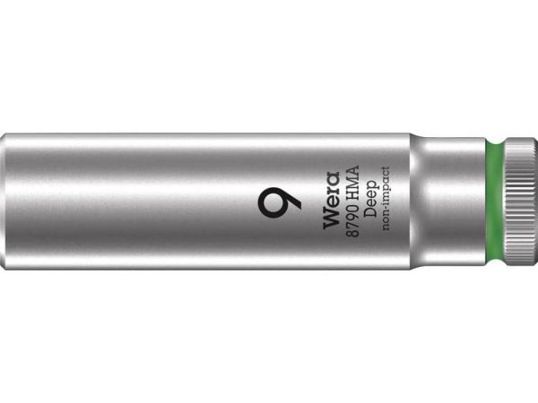 Wera 8790 HMA, Stikkontakt, 1/4", Metrisk, 1 hoder, 9 mm, 1,2 cm