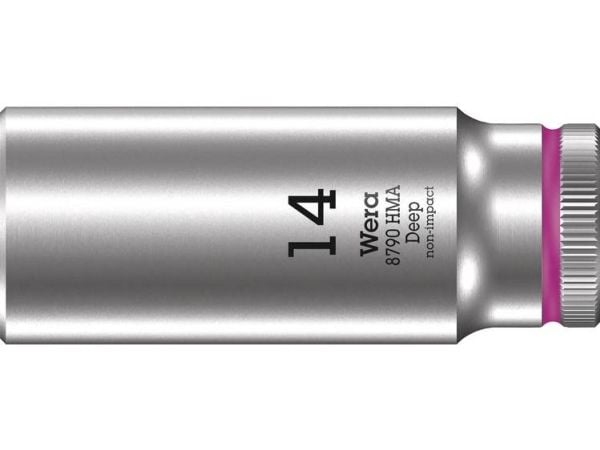Wera 8790 HMA Deep Non-impact - Toppnøkkel - 14 mm - 1/4"