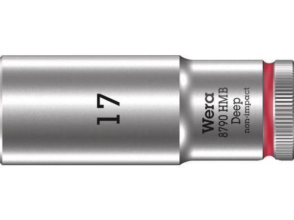 Wera 05004539001 Pistolnøkkelinnsats 17 mm 1 stk. 3/8