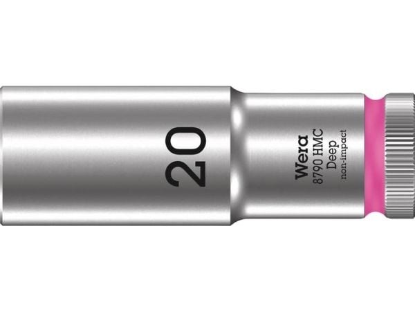 Wera 8790 HMC, Stikkontakt, 1/2", Metrisk, 1 hoder, 20 mm, 2,52 cm