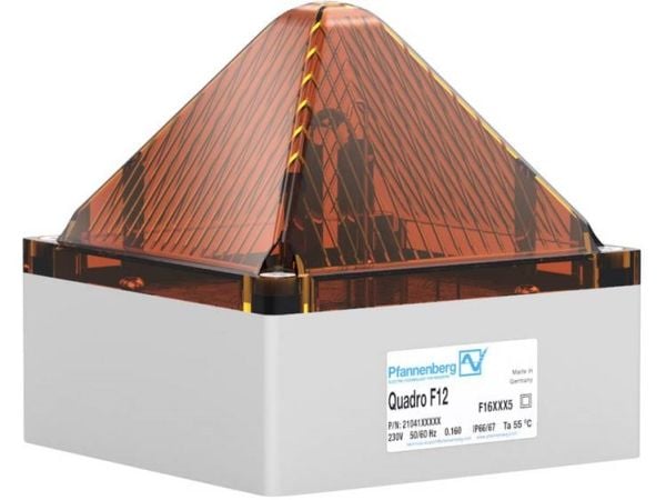 Pfannenberg QUADRO F12 24 DC AM-salamavalaisin 21041804000 Oranssi Oranssi 24 V/DC