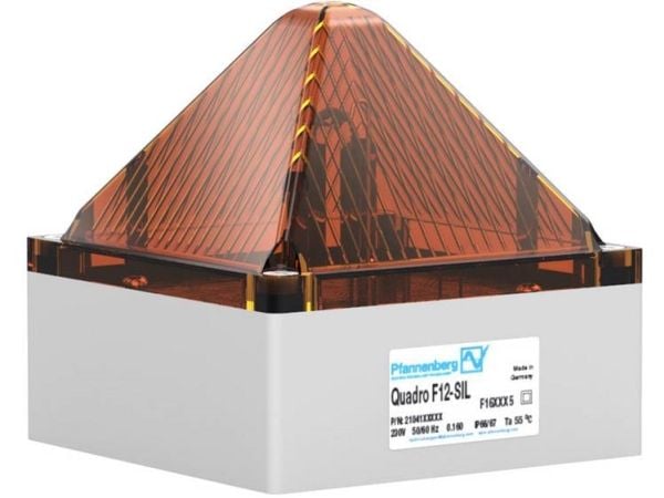 Pfannenberg Salamavalaisin QUADRO F12-SIL 24 DC AM 21041804601 Oranssi 24 V/DC 24 V/DC