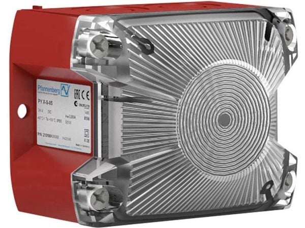 Pfannenberg-salamavalaisin PY X-S-05 24 DC CL 21510801000 Kirkas Kirkas 24 V/DC