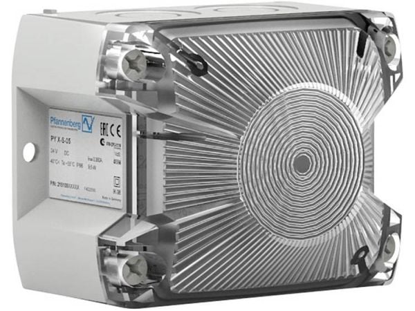 Pfannenberg-salamavalaisin PY X-S-05 24V DC CL 7035 21510801055 Kirkas Kirkas 24 V/DC 24 V/DC