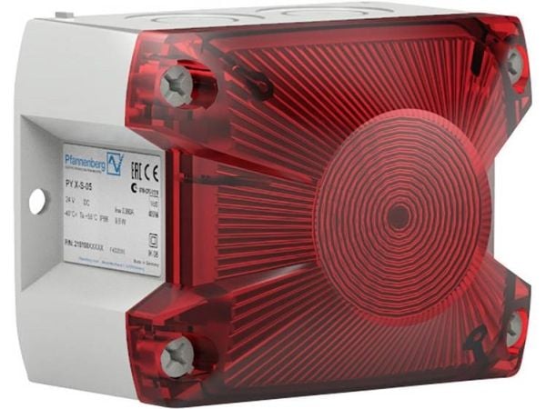 Pfannenberg Blitzlampe PY X-S-05 24 DC RD 7035 21510805055 Rød Rød Rød 24 V/DC