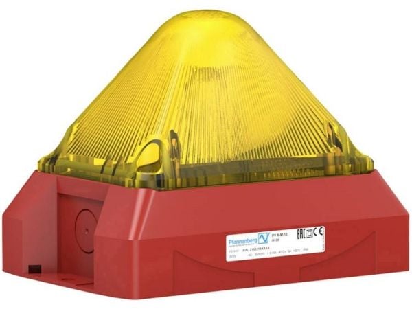 Pfannenberg Taskulamppu PY X-M-10 10-57V DC YE RAL3000 21551813000 Keltainen 24 V/DC