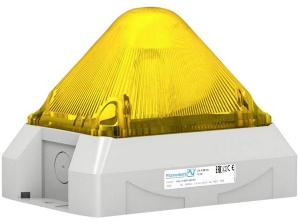 Pfannenberg Taskulamppu PY X-M-10 10-57V DC YE RAL7035 21551813055 Keltainen 24 V/DC