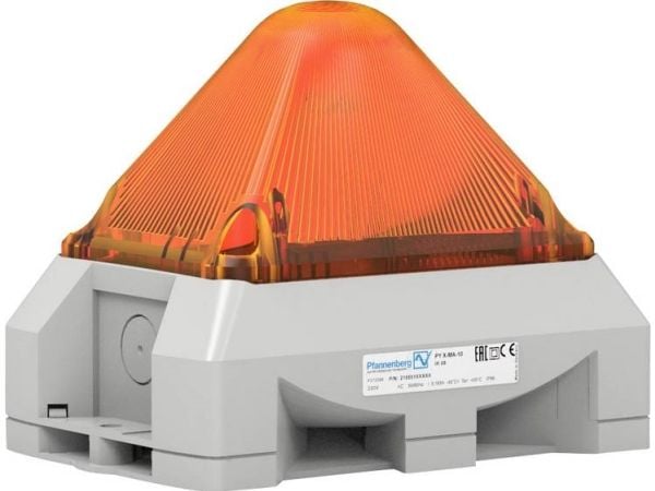 Pfannenberg optisk-akustisk signalsändare PY X-MA-10 10-57VDC AM RAL7035 orange 24 V/DC 100 dB