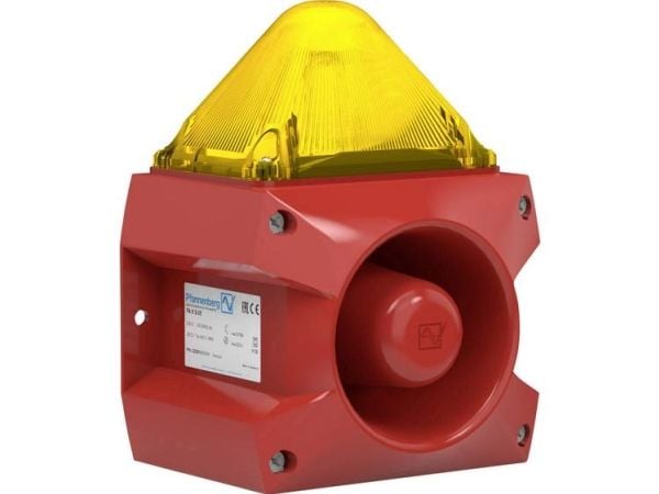 Pfannenberg Optis-akustinen signaaligeneraattori PA X 5-05 24 DC YE Keltainen 24 V/DC 105 dB