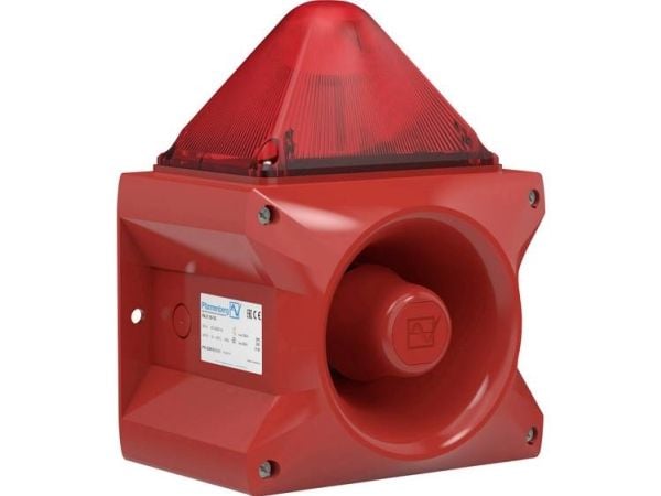 Pfannenberg Optisk-akustik signalgiver PA X 10-10 24 DC RD Rød 24 V/DC 110 dB