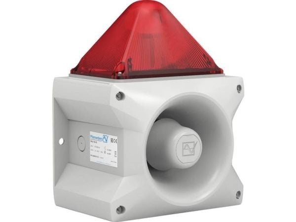 Pfannenberg optisk-akustisk signalgivare PA X 10-10 24 DC RD 7035 röd 24 V/DC 110 dB